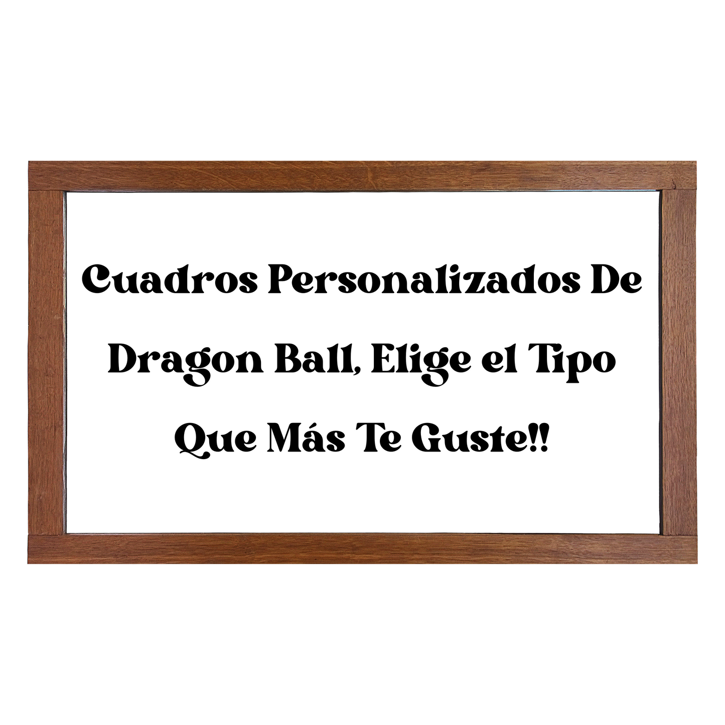Cuadro/Mantel DBZ Personalizado