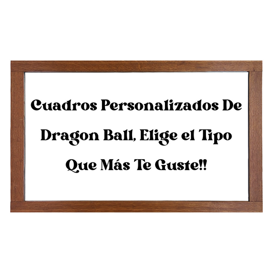 Cuadro/Mantel DBZ Personalizado